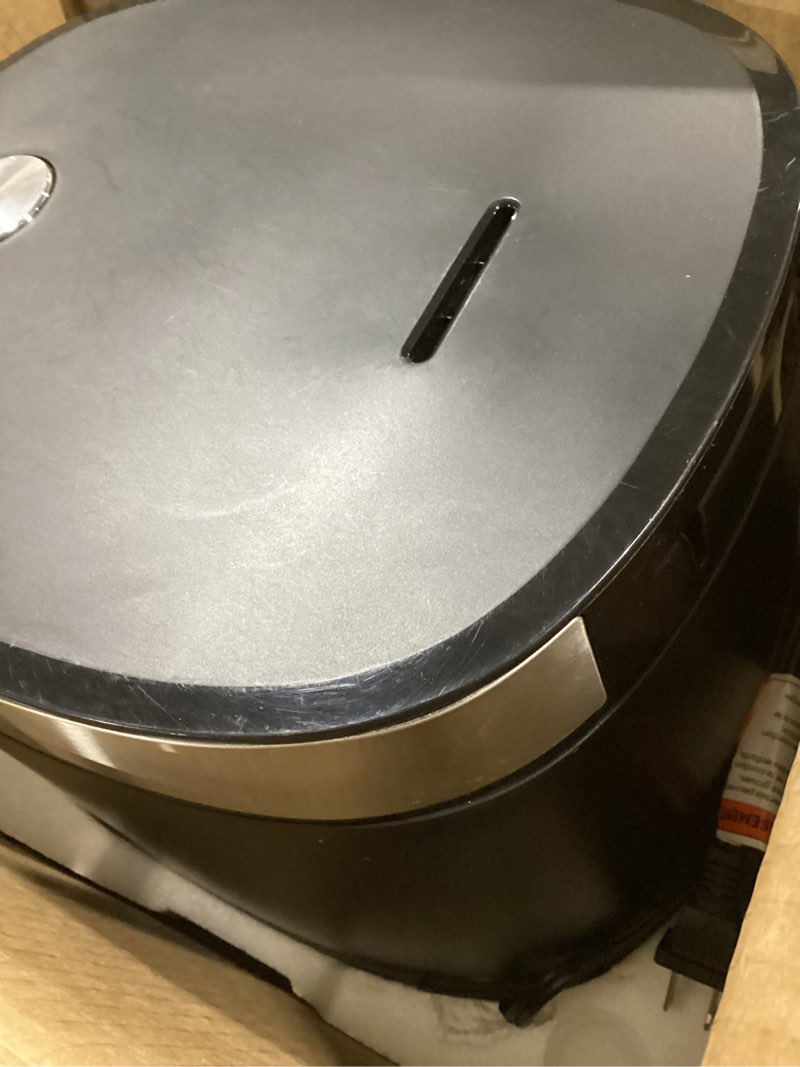 Condition photo showing Good Condition for COSORI Rice Cooker 10 Cup, 24h Keep Warm, Non-stick Ceramic Inner Pot, 18 Functions Fuzzy Logic Rice Maker with Stainless Steel Steamer Basket, Sauté, Slow Cooker, Black