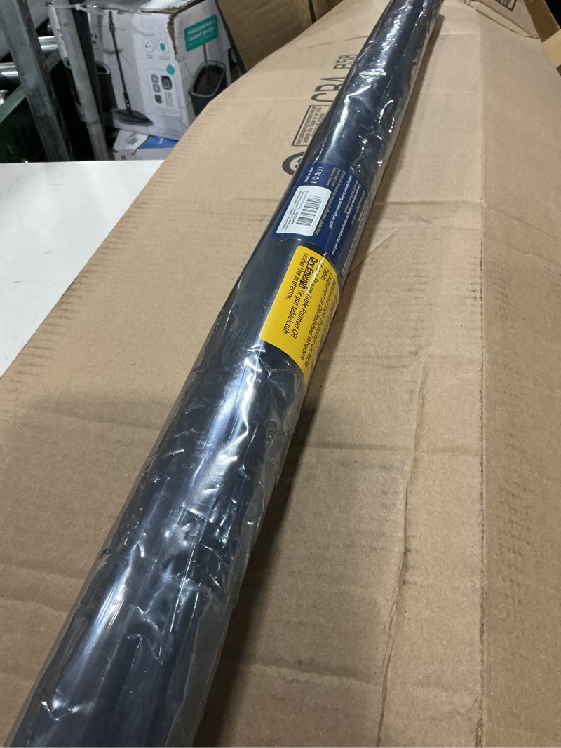 Condition photo showing Good Condition for 50" inch diameter round table cover dining coffee end bed sofa side tabletop protector clear plastic tablecloth pvc vinyl wipeable water resistant circle desk furniture protective pad easy to clean 50" x 50" round new clear