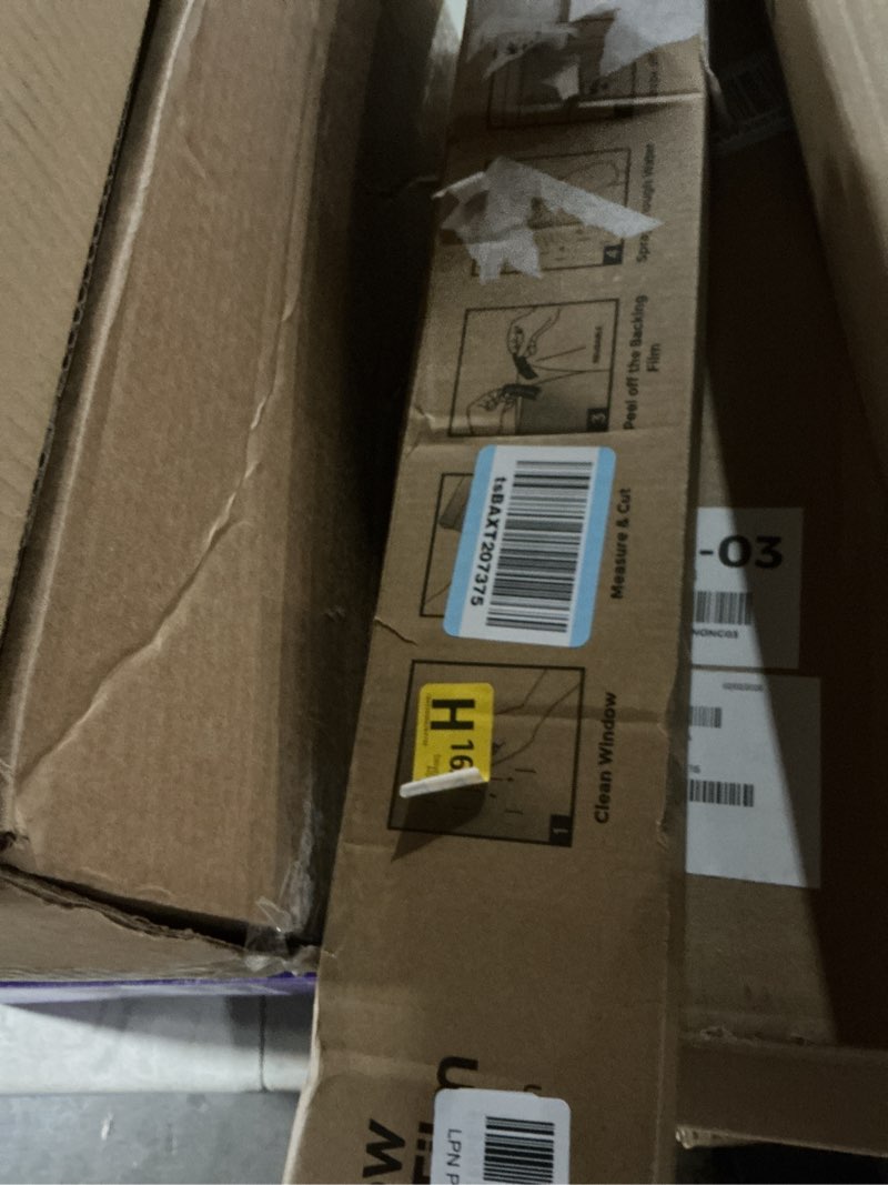 Condition photo showing Good Condition for Coavas One Way Privacy Window Film,Daytime Window Tint for Home, Reflective Mirror Glass Window Film See Out Not in,Heat UV Blocking Anti-Glare Window Covers with 3 Tools, 29.5 x 78.7 Inch, Black 29.5 x 78.7 Inch Black-silver