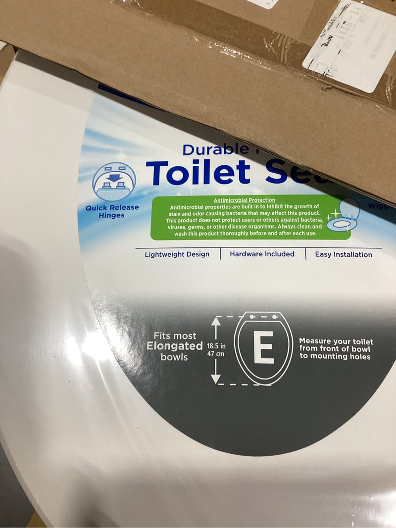 Condition photo showing New/Like New for Bidet Toilet Seat, Soft Close Elongated Toilet Seat, Button control Feminine/Posterior Wash Switch, Knob Control Water Pressure,White Bidet Seat Attachment with Brass inlet Easy Installation