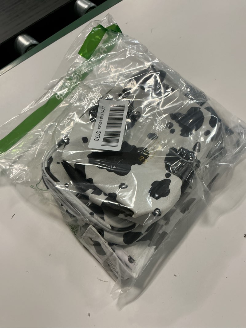 Condition photo showing New/Like New for FITINI 3 Pack Makeup Bag Cows Travel Large Toiletry Bag Portable Cosmetic Organizer Pouch with Small