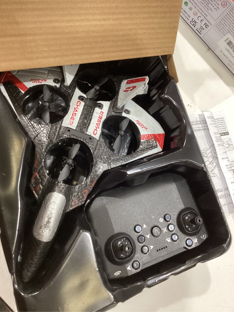 Condition photo showing As Is for foam remote control airplanes, rc planes with light, rc airplane fighter jet for kids adults 8-16, 360° flip, stunt roll, drones for kids 8-12, airplane toy gifts for kids boys(blue)