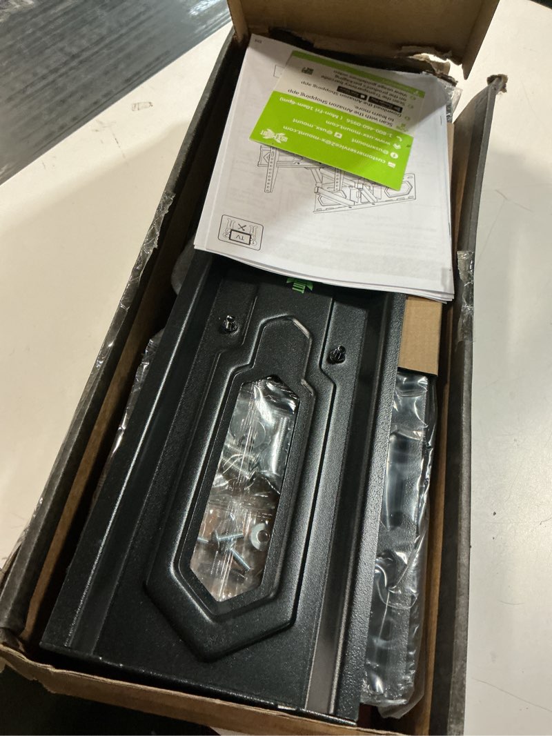 Condition photo showing Good Condition for USX MOUNT TV Wall Mount for 32-74 inch Flat Screen/LED/4K up to 110lbs, Full Motion TV Mount Bracket with Swivel & Tilt Articulating Dual Arms, Max VESA 400x400mm, Fits 12/16" Wood Studs 32-74inch
