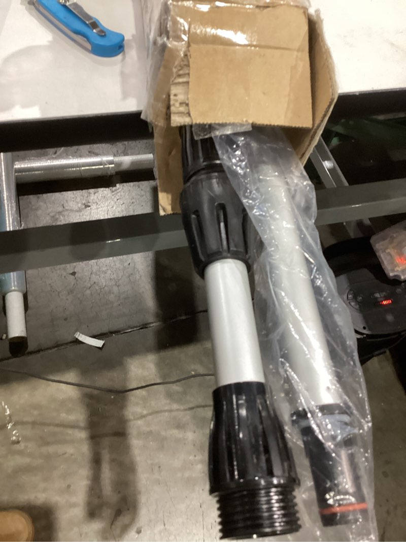 Condition photo showing As Is for 16ft (24ft Reach) Gutter Cleaning Tools from The Ground, Telescoping Rain Gutter Cleaner Tool, Gutters Cleaning Wand, Gutters Cleaning Hose Attachment & Connection Adapter