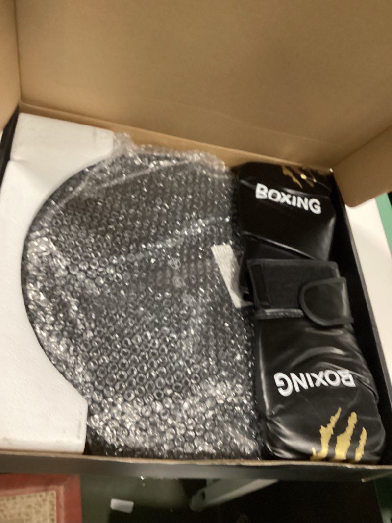 Condition photo showing New/Like New for Music Boxing Machine, Interactive Punching Trainer with Boxing Gloves, Large Size Wall Mounted Electronic Boxing Target for Kids, 9 Modes & 9 Speeds