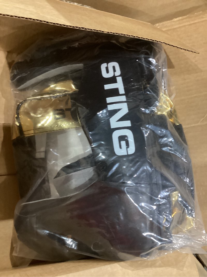 STING USA Boxing Approved Open Face Head Guard, Medium, Black