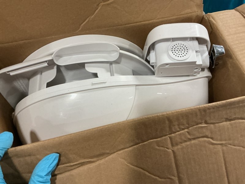 Condition photo showing As Is for Summer Infant by Ingenuity My Size Potty Pro in White, Toddler Potty Training Toilet, Lifelike Flushing Sound, for Ages 18 Months+, Up to 50 Pounds