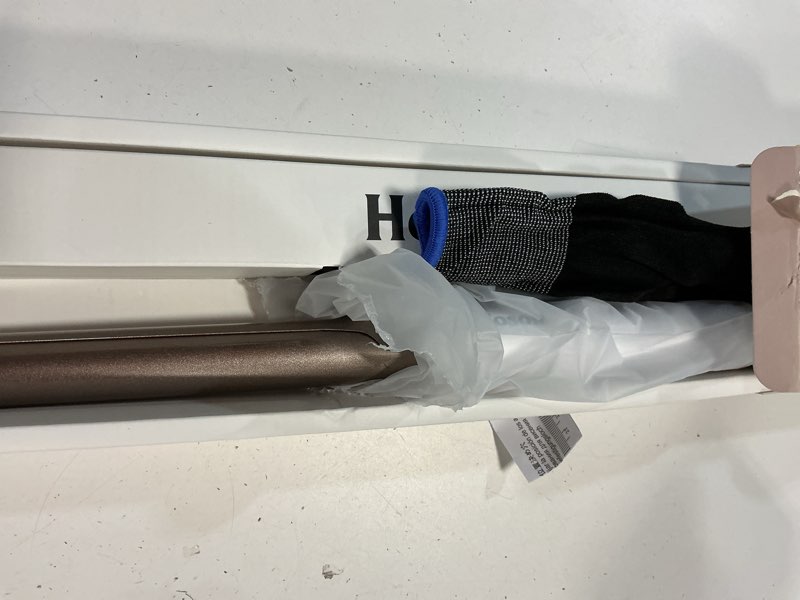 Condition photo showing As Is for hoson 1 inch curling iron professional ceramic tourmaline coating barrel hair curler, lcd dispaly with 9 heat setting(225°f to 450°f for all hair types, glove include)