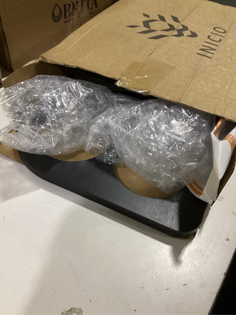 Condition photo showing Good Condition for INICIO Cat Shelves – Dog Proof Feeding Station with Wall Mounted Shelves, 3 Steps for wall with Floating Shelf for Cats Up to 15lbs, Includes Cat Food Bowls for Convenient Feeding – Black