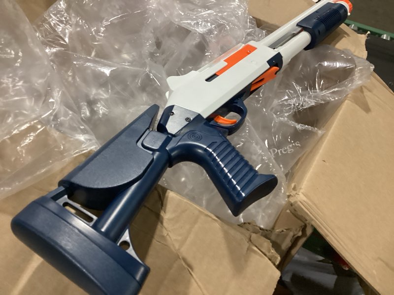 Condition photo showing As Is for (Incomplete) Toy Gun Models Foam Blasters (33-Inch) Soft Bullet Shotgun,Empty Shell Ejecting Design [with10 Shell 40 Soft Darts] Perfect for Indoor and Outdoor Play