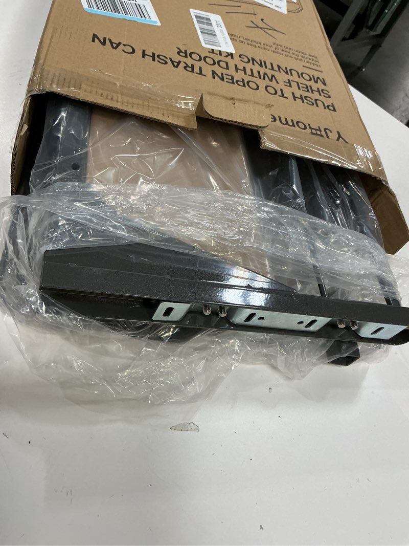 Condition photo showing Good Condition for YJHome Pull Out Trash Can Under Cabinet with Push to Open Slides, Garbage Can Not Included, Double Cabinet Trash Can Pull Out Kit with Door Mounting Kit, Requires Minimum Cabinets Opening 18" W