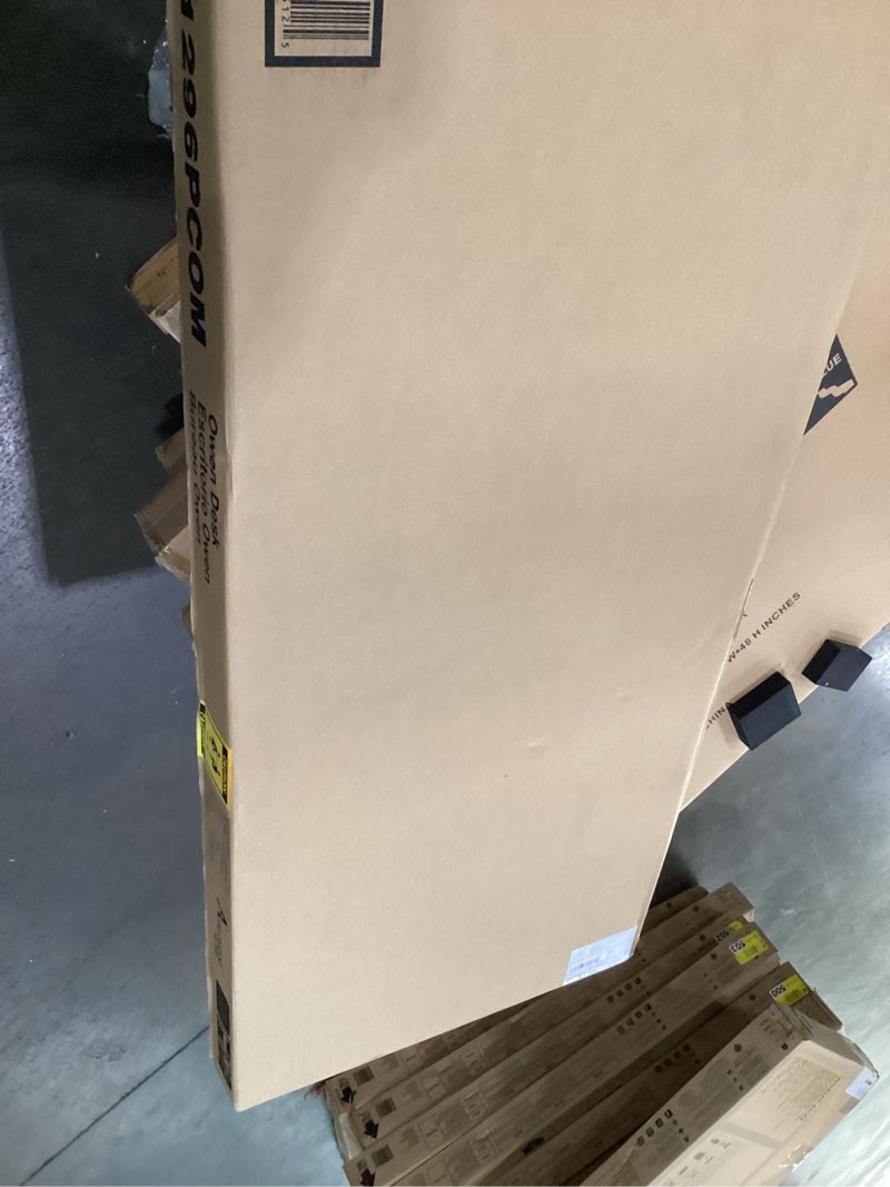 Condition photo showing New/Like New for Ameriwood Home Owen Retro Desk with Metal Legs Weathered Oak