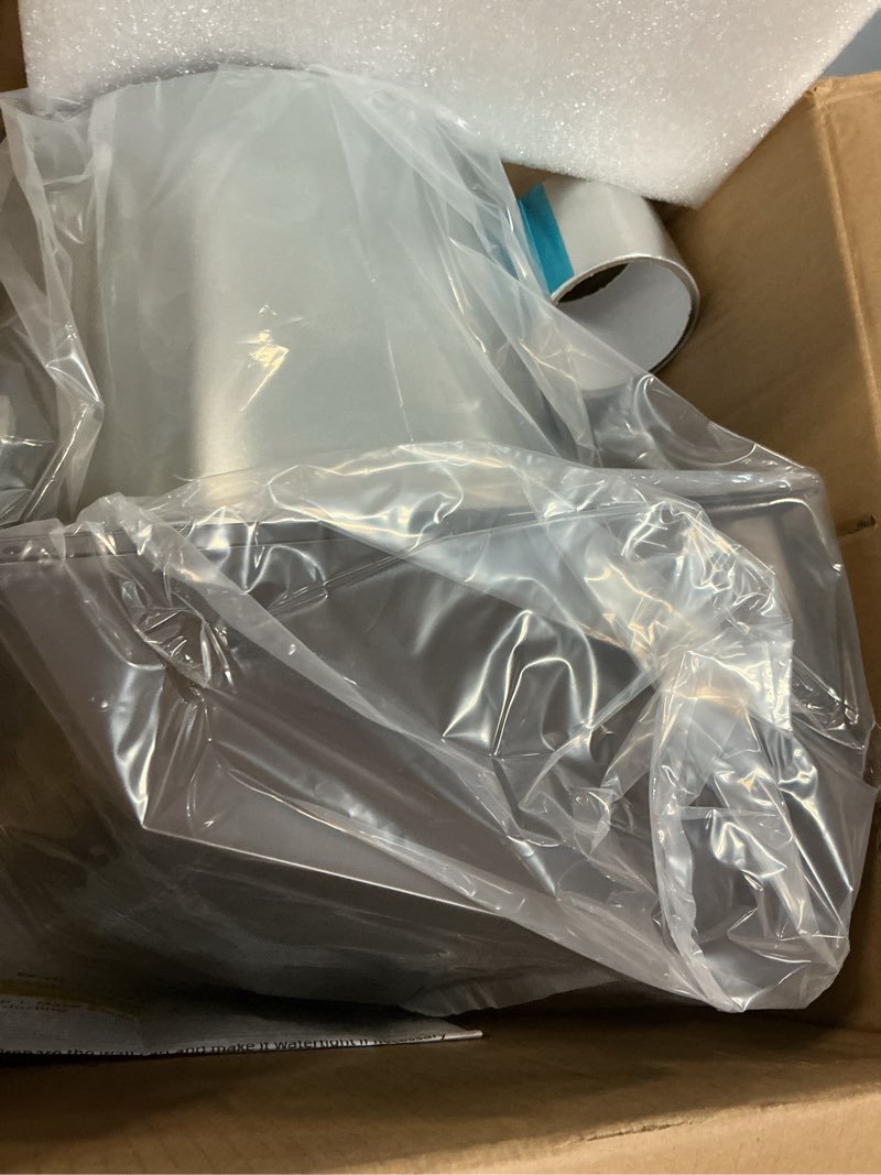 Condition photo showing Good Condition for 10 inch hooded wall vent with screen and damper, outdoor wall exhaust vent cover cap for kitchen ran