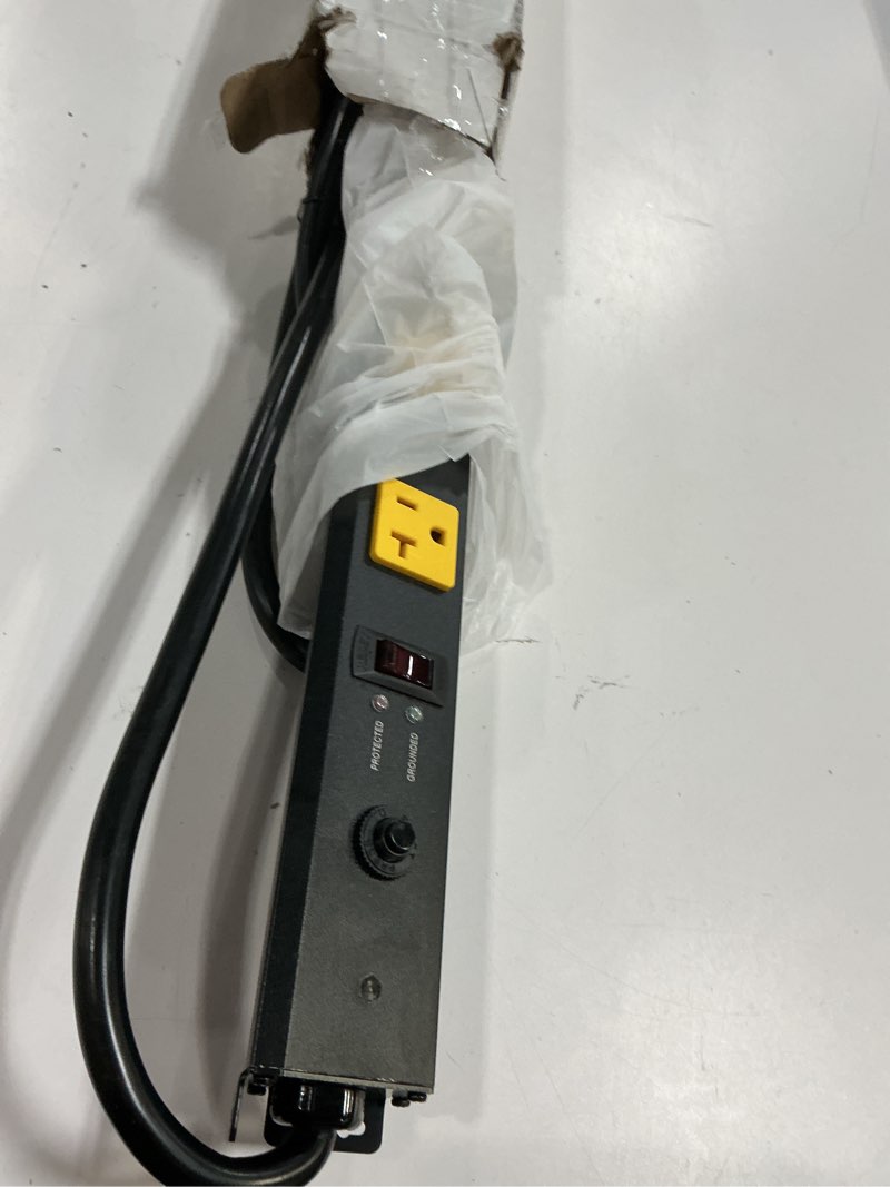 Condition photo showing Good Condition for hhsoet 16 outlet long power strip, 4ft heavy duty power strip with 4800j surge protection, 20a mountable wide-spaced outlets for home, office, garage & workshop - etl certified 4ft yellow