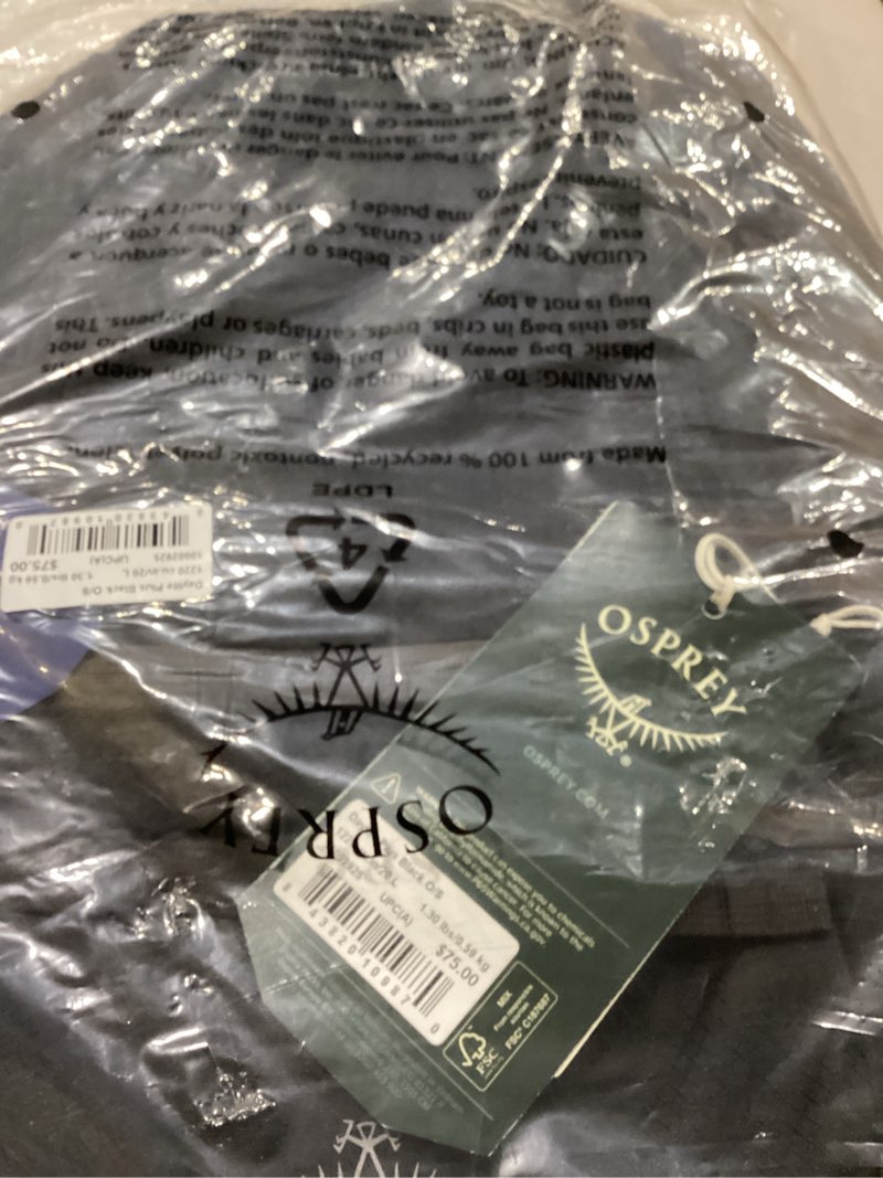 Condition photo showing New/Like New for Osprey Daylite Plus Commuter Backpack – Lightweight, Everyday Pack with Laptop Sleeve and Water Bottle Pockets – Ideal for Work, School, and Travel with Versatile Storage Options, Black