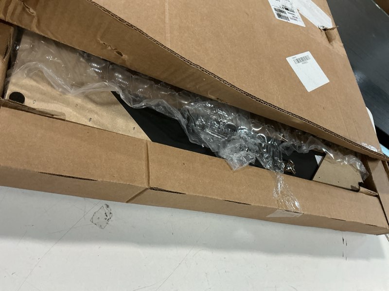 Condition photo showing Good Condition for Kate and Laurel Aberdeen Traditional Framed Rectangle Bathroom Vanity Mirror Brown 29.3"L x 23.3"W