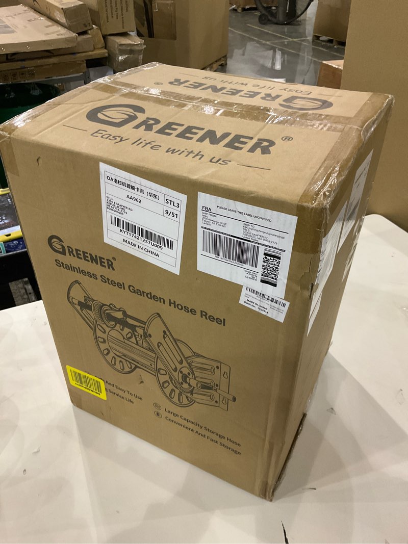 stainless steel garden hose reel