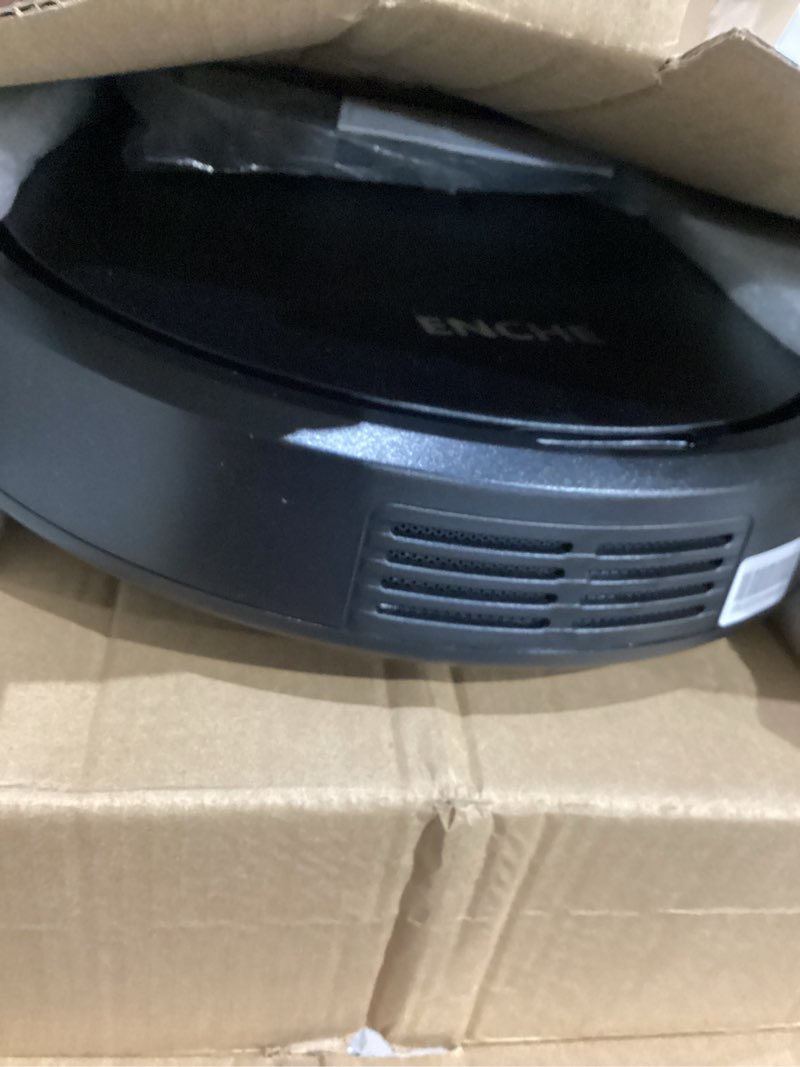 Condition photo showing Good Condition for robot vacuum cleaner,2900pa powerful suction robot vacuums with self-charging,150mins,tangle-free robotic vacuums cleaner, low noise, ideal for hard floor, low-pile carpets & pet hair black