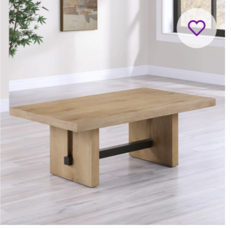 Rickye 48\" Wood Coffee Table 