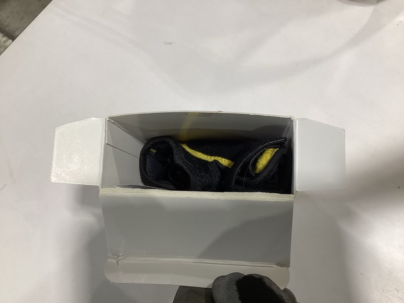 Condition photo showing As Is for featol thumb brace left hand - ergonomic support for trigger thumb, de quervain's tenosynovitis, lightweight wrist brace for carpal tunnel, size l/xl, 6.6"-9" left hand black yellow l/xl