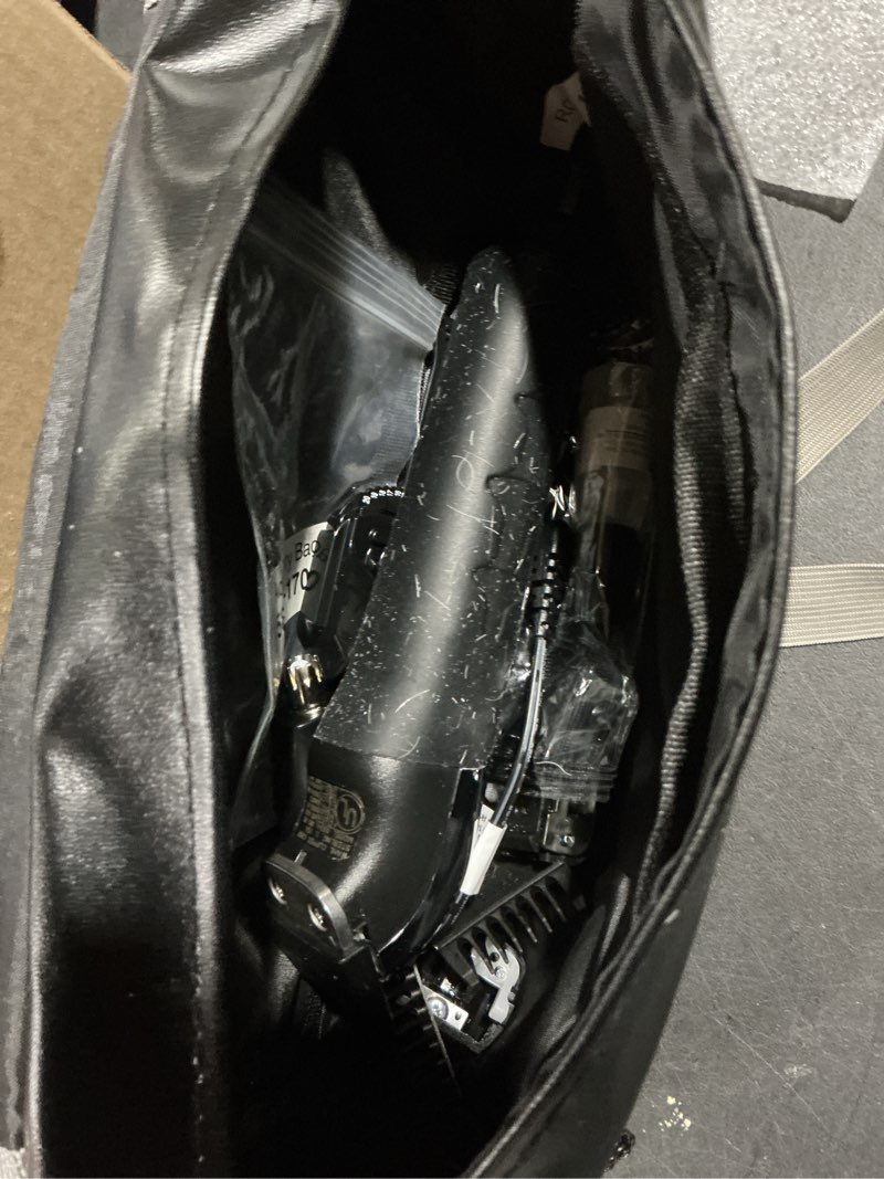 Condition photo showing As Is for WAHL USA Stainless Steel Lithium Ion 2.0+ Slate Beard Trimmer for Men - Electric Shaver, Nose Ear Trimmer, Rechargeable All in One Men's Grooming Kit - Model 9864 23 Piece Set