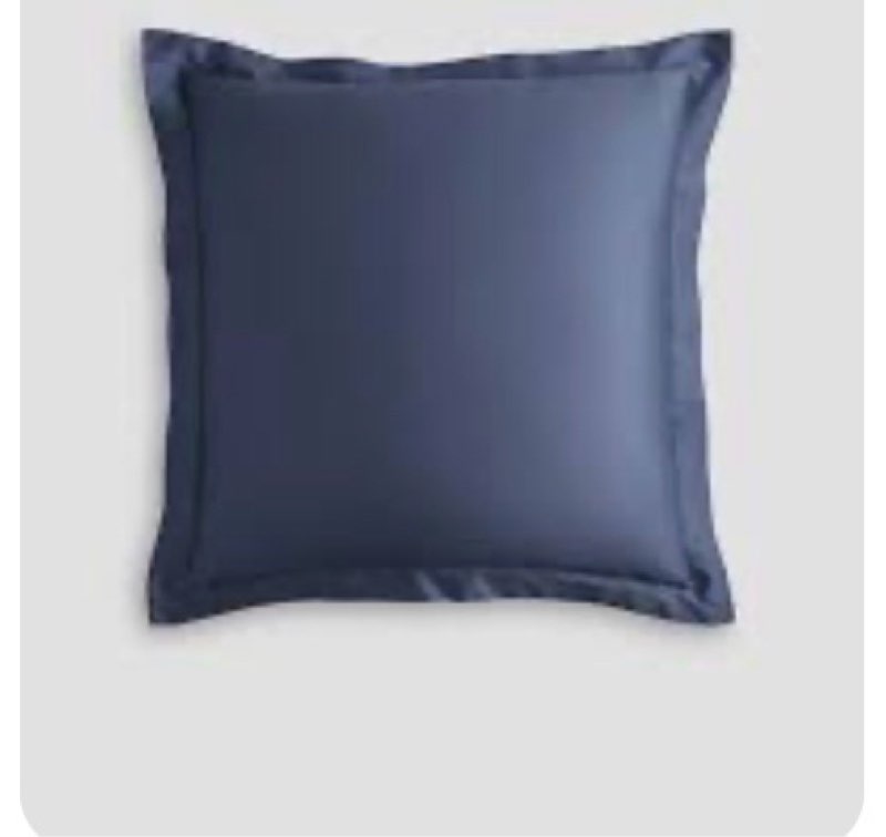  quince signature giza cotton sateen euro sham 1pcs 26”x26” 