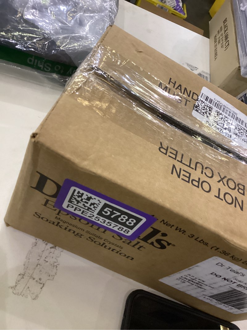 Condition photo showing As Is for Dr teals epsom salt lavender