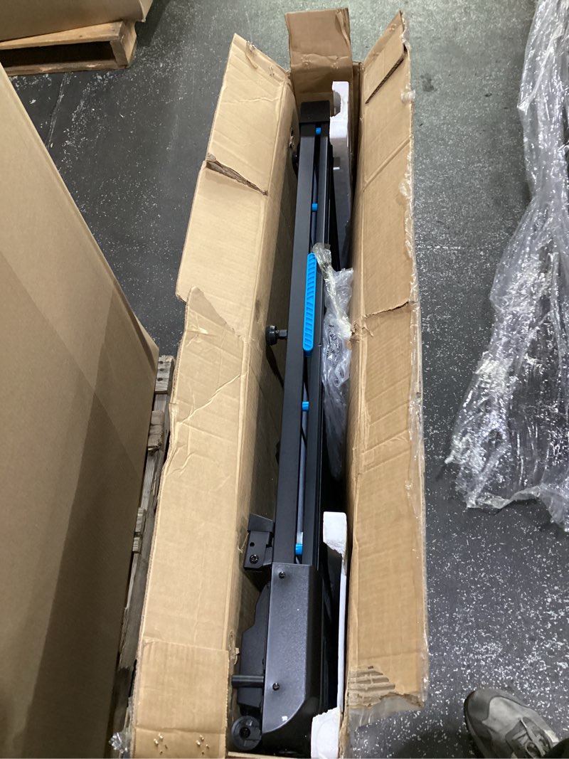 Condition photo showing As Is for walking pad treadmill, 6.2mph under desk walking pad with 10% incline, treadmills for home with double frame, 2.75hp brushless drive, 12 hiit programs, remote control, 350lbs capacity