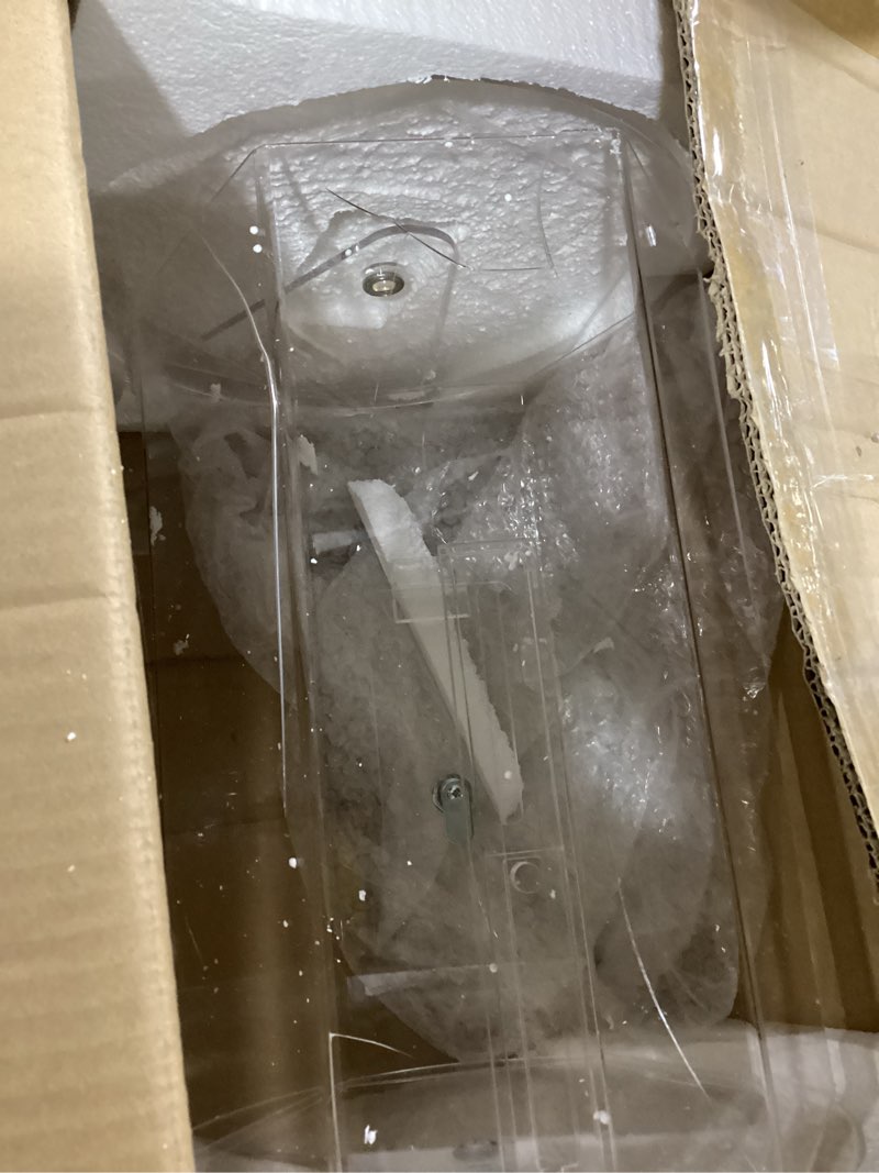 Condition photo showing Good Condition for Acrylic Raffle Drum with Handle, Clear Raffle Ticket Drum Spinner Cage, Transparent Raffle Ticket Box for Lottery Games, Bingo, Raffle Balls Medium