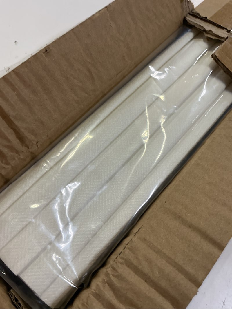 Condition photo showing Good Condition for lazblinds cordless roman shades for windows, light filtering thermal insulated window blinds, lightweight fabric blinds for indoor windows, 34.5" w x 72" h, ivory light filtering - ivory 34.5" w x 72" h