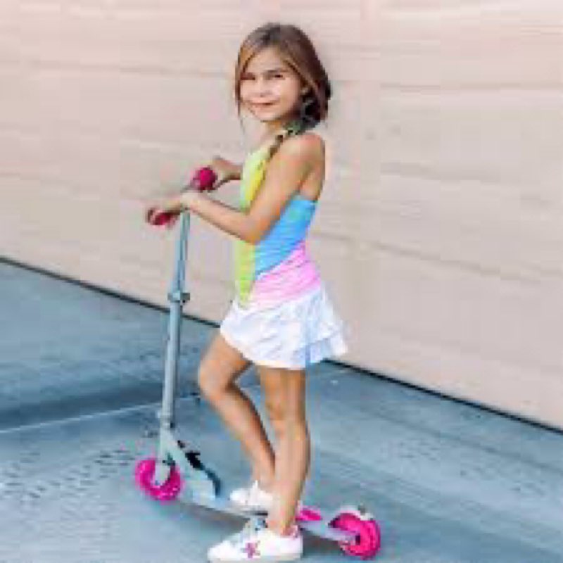 BELEEV Scooters for Kids Ages 3-12 with Light-Up Wheels & Stem & Deck, 2 Wheel Folding Scooter for G