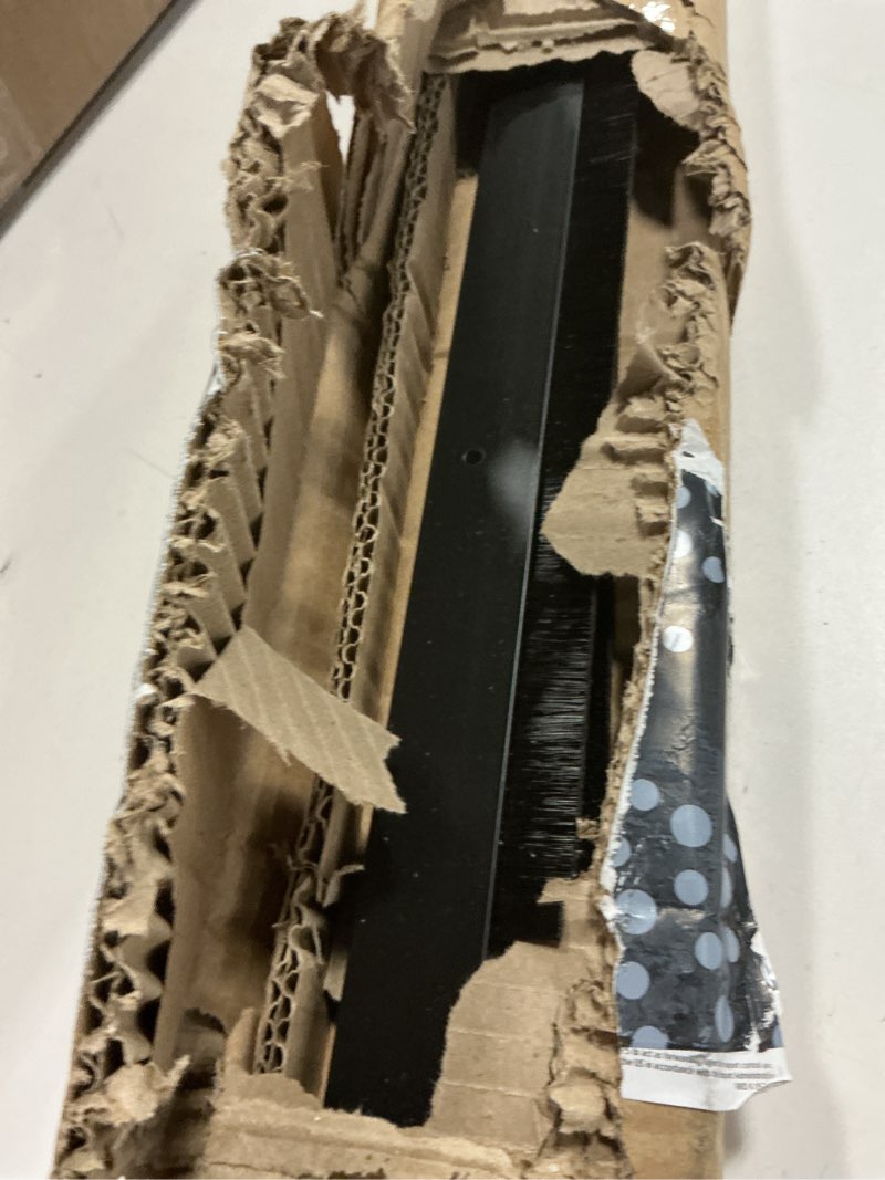 Condition photo showing Good Condition for frienda 2 set door brush bottom sweep brush weather stripping aluminum door seal with screws for gaps up to 1 inch, for home, commercial gate, fill gaps dust, debris (1 x 36 inch,black) 1 x 36 inch black 2