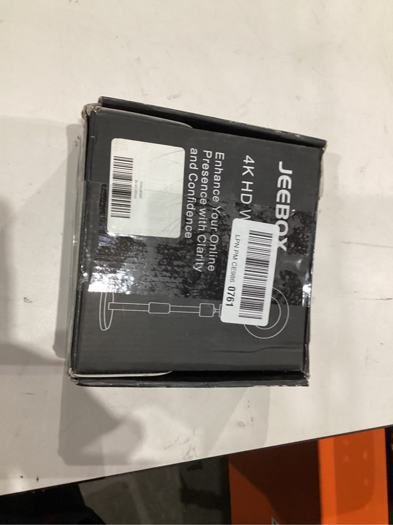 Combess 4K Webcam with Light, Streaming Camera with Microphone, Plug and Play, USB HD Computer Web C