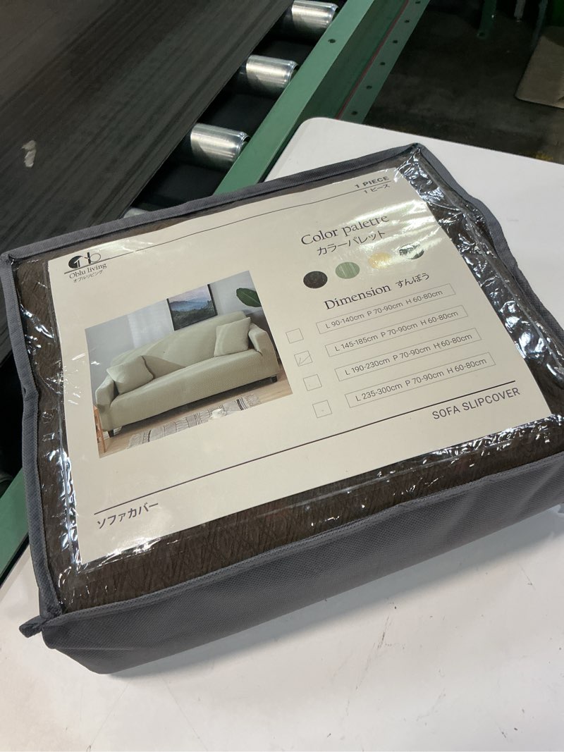 Condition photo showing Good Condition for oblu life stretch couch covers, couch covers for 2 cushion couch sofa pet friendly, washable, furnit