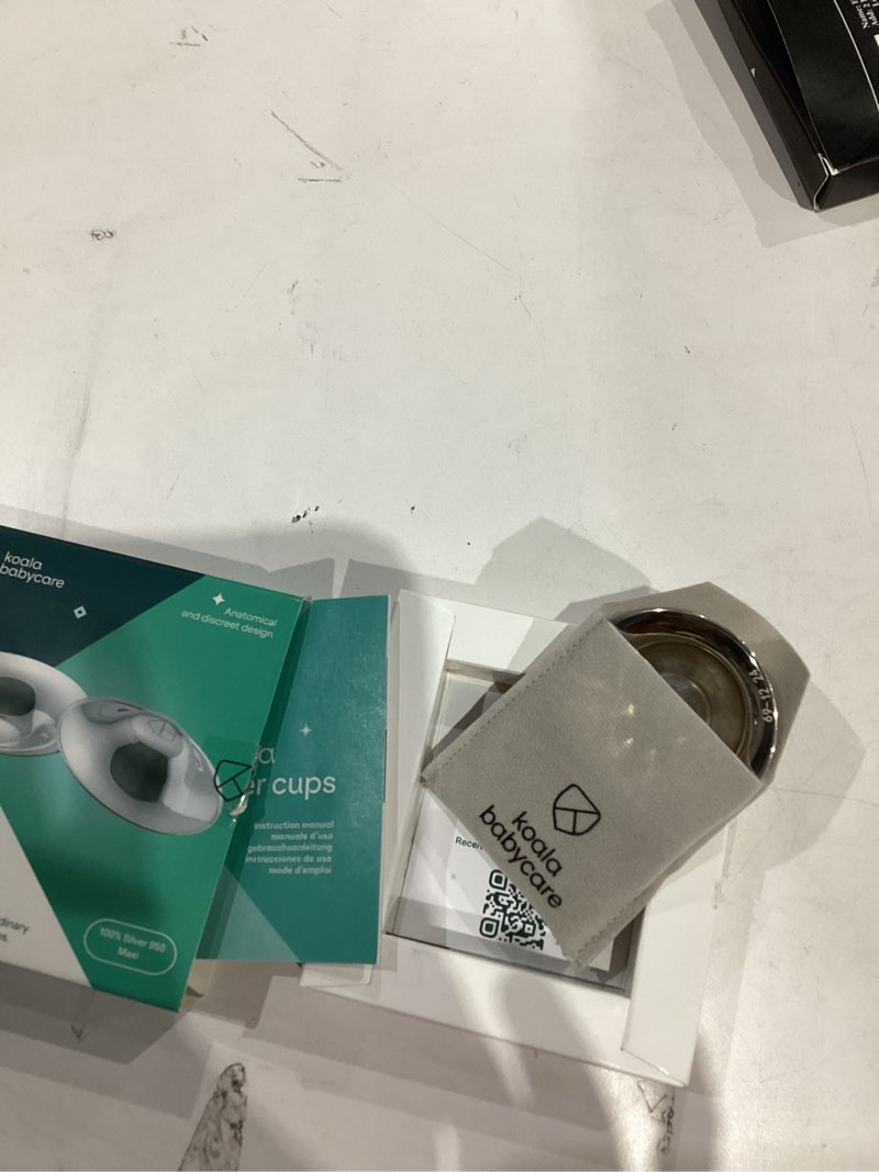 Condition photo showing Good Condition for Koala Babycare The Original Nursing Cups 100% Silver – Nipple Shields for Nursing Newborn - Breastfeeding Essentials Protect and Soothe Cracked Nipples - Maxi Size Silver Maxi