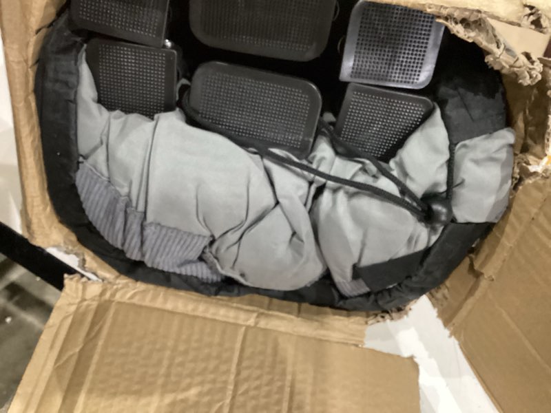 Condition photo showing Good Condition for atorpok camping cot for adults with cushion comfortable, portable folding bed for sleeping supports 450 lbs (gray) grey