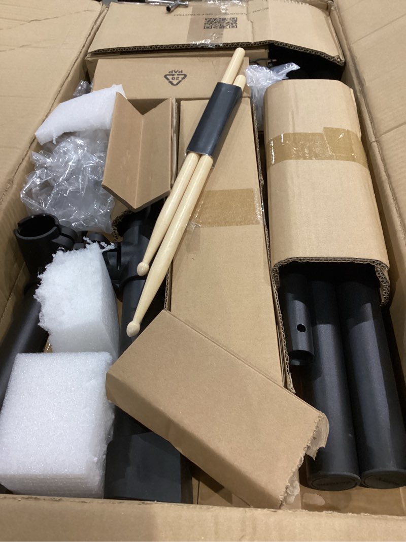 Condition photo showing Good Condition for Alesis Turbo Max Electric Drum Set with Quiet 8" Mesh Pads, Lessons, Bluetooth and Accessories, Foldable