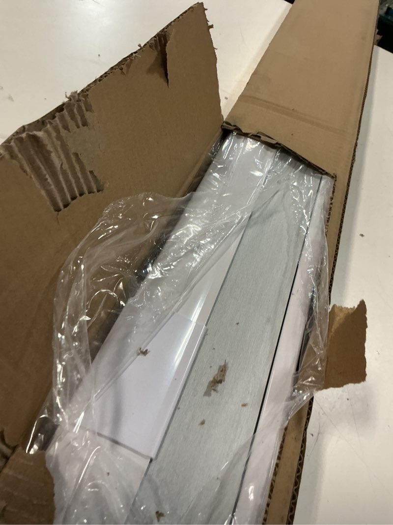 Condition photo showing Good Condition for no drill cellular shades for indoor windows, thermal insulating & noise reducing honeycomb blinds, free stop cordless blackout shades, white,57" w x 64" h 57"w x 64"h white(blackout)