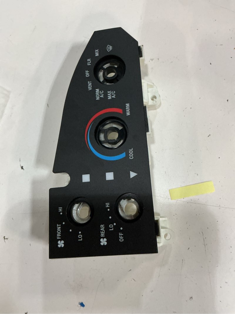 Condition photo showing As Is for 5c2z-19980-ba a/c heater climate control module for ford e-150 e-250 vans 2005-2014 for ford e-350 e-450 super duty vans 2005-2019 hvac control switch panel replacement 5c2z19980ba