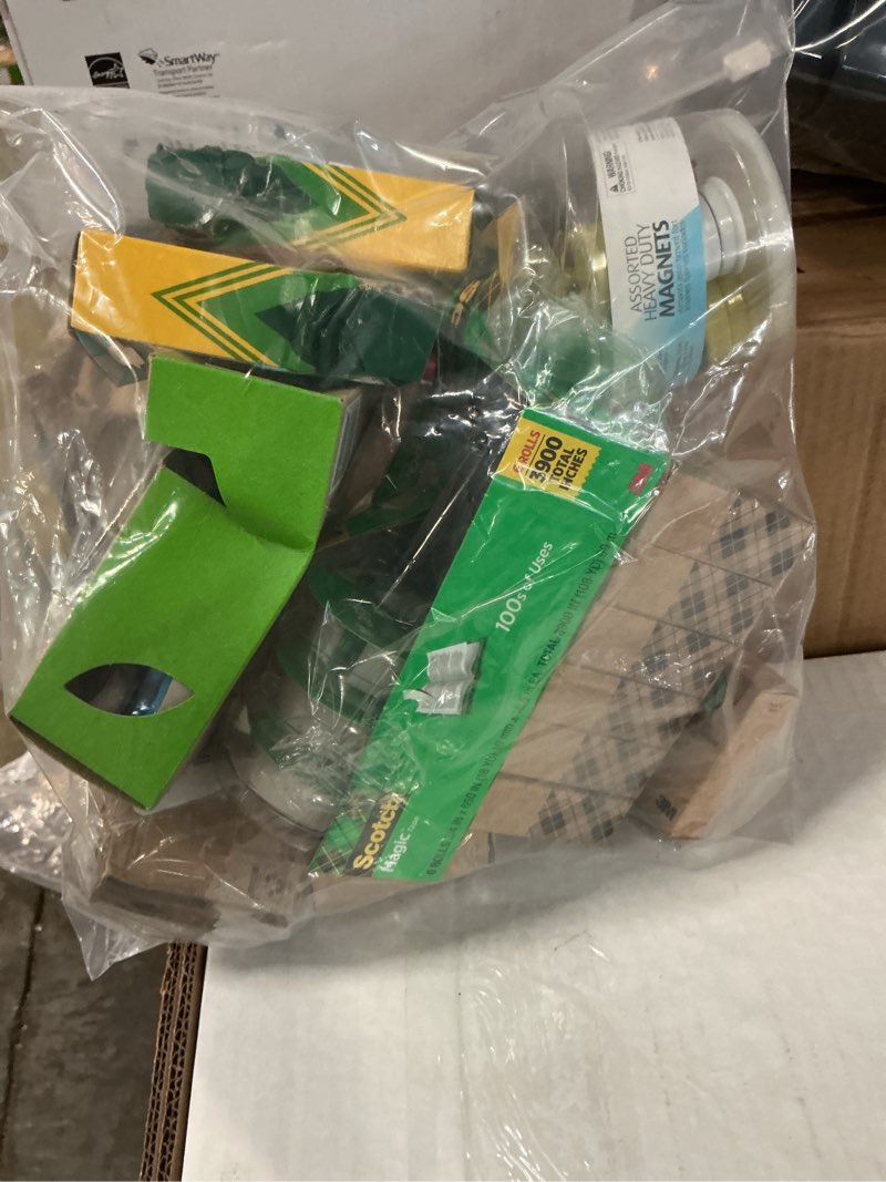 assorted office supplies