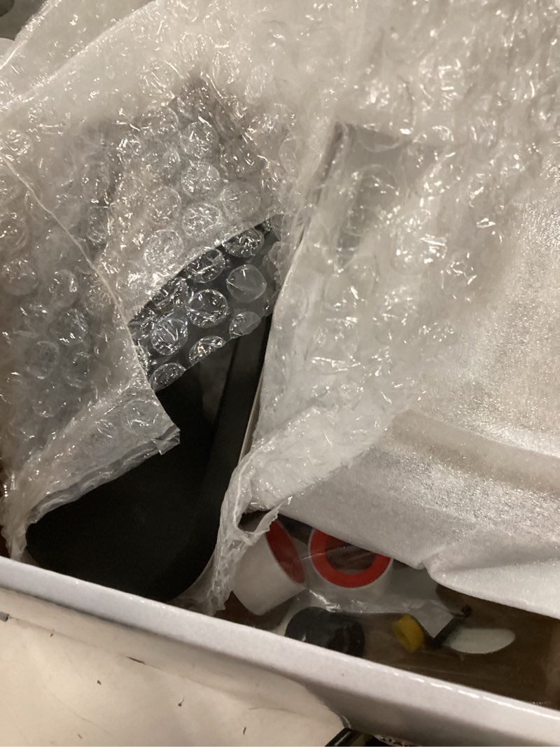 Condition photo showing Good Condition for rain shower head with handheld high pressure rainfall shower heads with handheld spray combo adjustable one-piece stand daul shower head built-in magnetic docking and power jets nickel