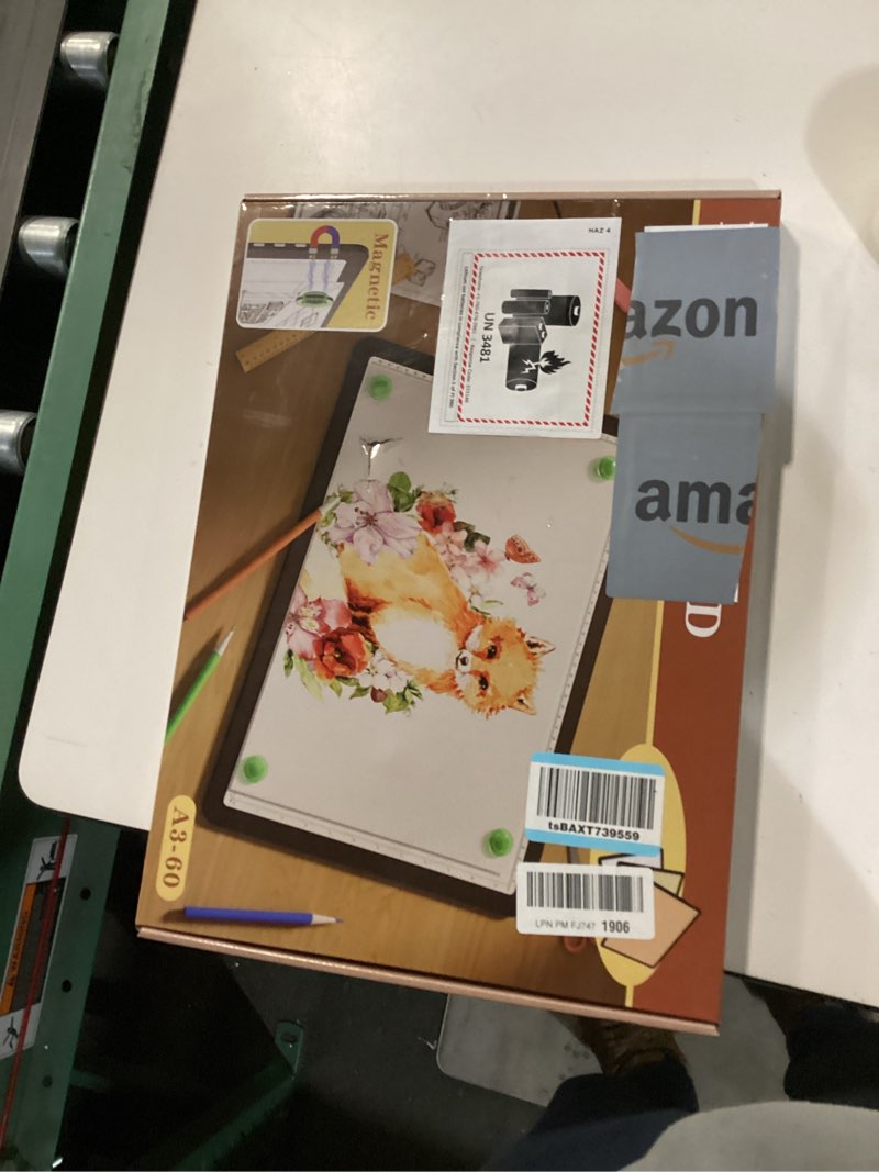 Condition photo showing New/Like New for Elice Magnetic A3 Light Board for Diamond Painting, Ultra-Thin Tracing LED Light Box with Side Buttons, Super Bright Diamond Art Light Pad, Light Table for Drawing, Sketching, Weeding Vinyl - Black Black A3 without Carry Bag