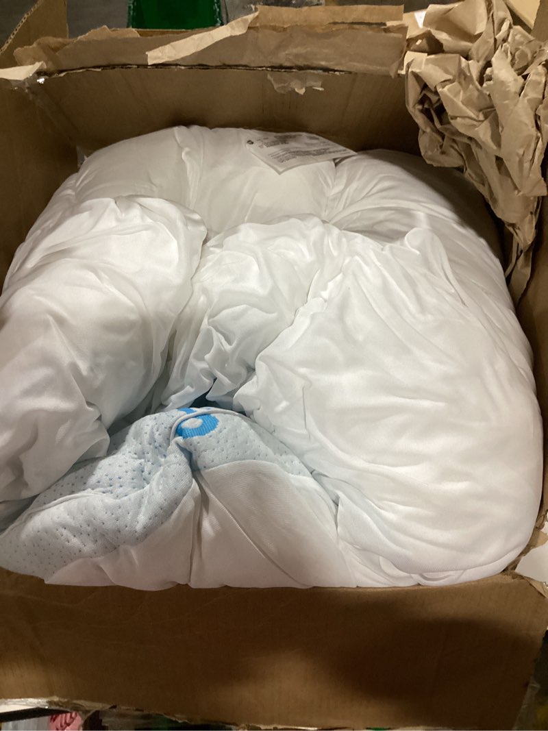 Condition photo showing Good Condition for Mattress Topper Full Size,Viscose Made from Bamboo Extra Thick Mattress Pad 8-21" Deep Pocket Soft Down Alternative Fill Mattress Protector Pillow Top Mattress Cover(54x75 Inches) Blue Full