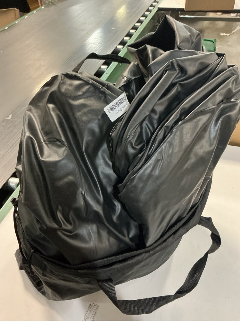 Condition photo showing As Is for Amazon Basics Inflatable air Mattress, Queen 22in Height Blow up Mattress with Built in Pump