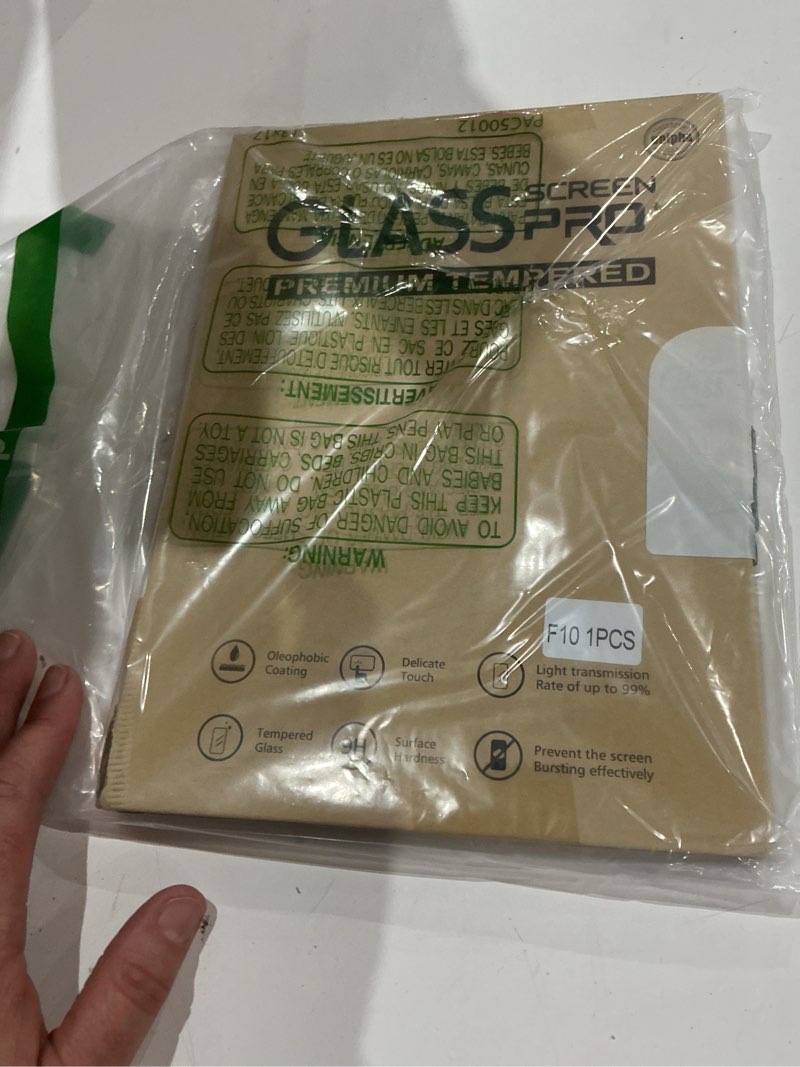 Condition photo showing Good Condition for 2 pack tempered glass screen protector for fire hd 10 / hd 10 plus tablet 2023 2021 release 13th 11th generation,9h hardness, anti-fingerprint, high definition protector,also for sony nokia samsung10in clear 10 inch flretablet