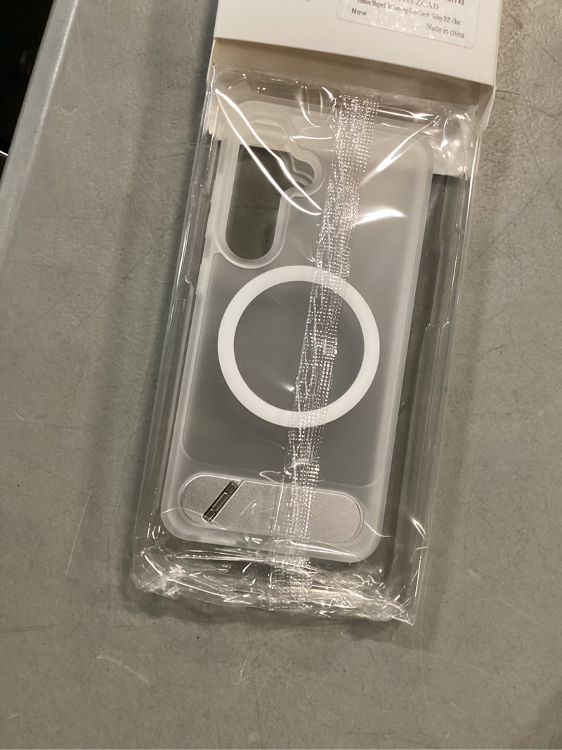 Condition photo showing New/Like New for Temdan Magnetic for Samsung Galaxy S25 Case, [Innovate Stand][Military Grade Drop Protection][Non Slip][Translucent Matte] Shockproof Phone Case for Galaxy S25 6.2" 2025 -Clear Matte Galaxy S25 6.2” Clear Matte