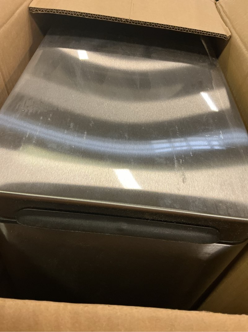 Condition photo showing Good Condition for Home Zone Living 8 Gallon Slim Kitchen Trash Can with Soft Close Lid, Step Pedal, Bag Tuck Band, and