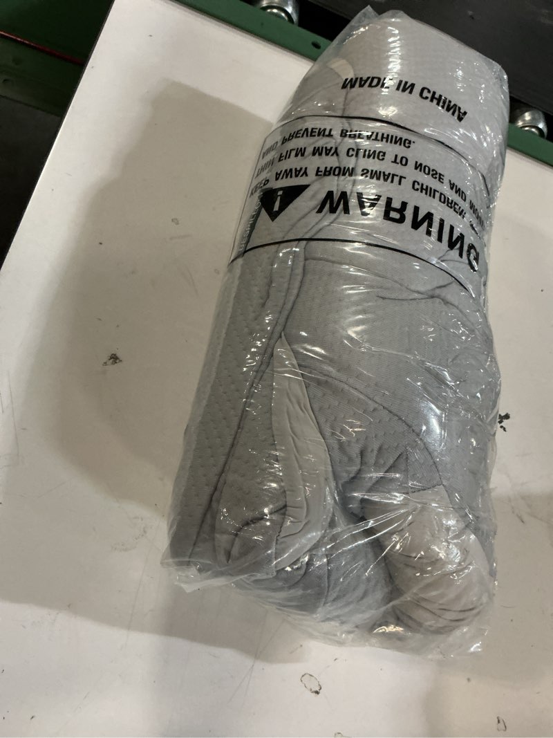 Condition photo showing As Is for cervical neck pillow - ergonomic side sleeper pillow for pain relief, contour cervical pillow for sleeping, memory foam pillows for neck support, orthopedic bed pillow for back stomach sleepers grey