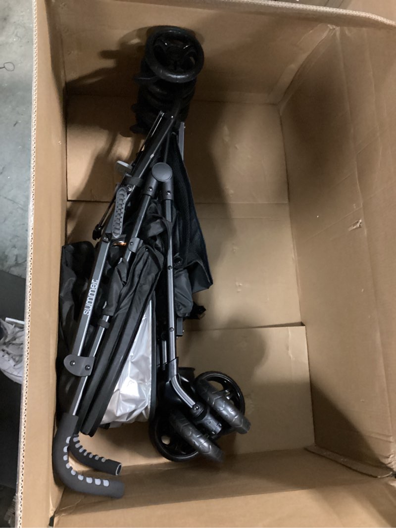 Condition photo showing Good Condition for (Similar)Summer 3Dlite Convenience Stroller, Jet Black – Lightweight Stroller with Aluminum Frame