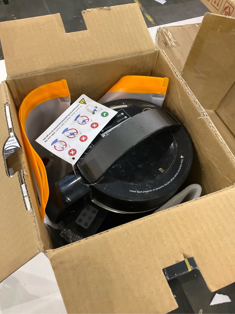 Condition photo showing As Is for 304 Stainless Steel Almond Milk Maker Machine (Built-in Filter) 50oz 6-7 Cups Per Batch, 8-IN-1 Cooking Blender Make Plant Based Nut Milk, Soy Oat Milk, Soup & Juice, Automatic Cleaning (Black)